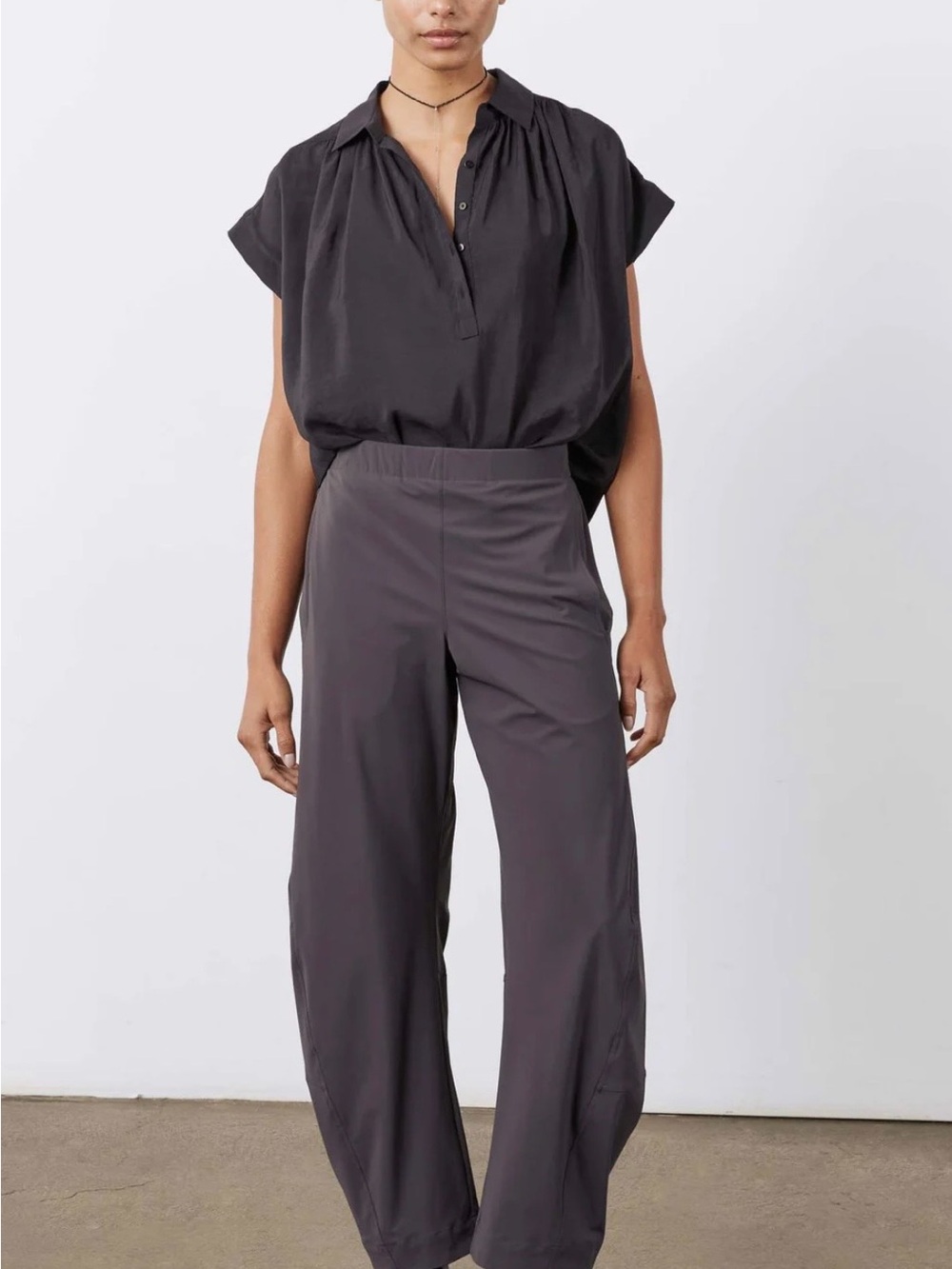 EUC Ruti On The Loose Work Pant Charcoal